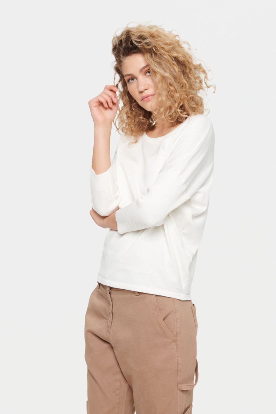 Tops Saint Tropez | Milasz R-Neck Pullover\\N